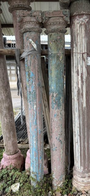 Reclaimed Rustic Teak Columns (1)