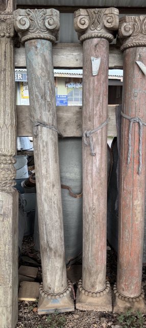 Reclaimed Rustic Teak Columns (9)