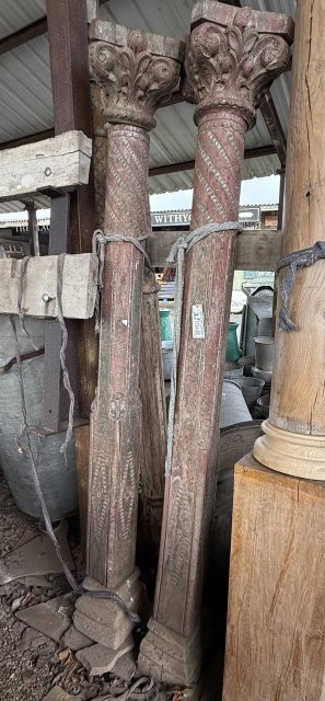 Reclaimed Rustic Teak Columns (12)
