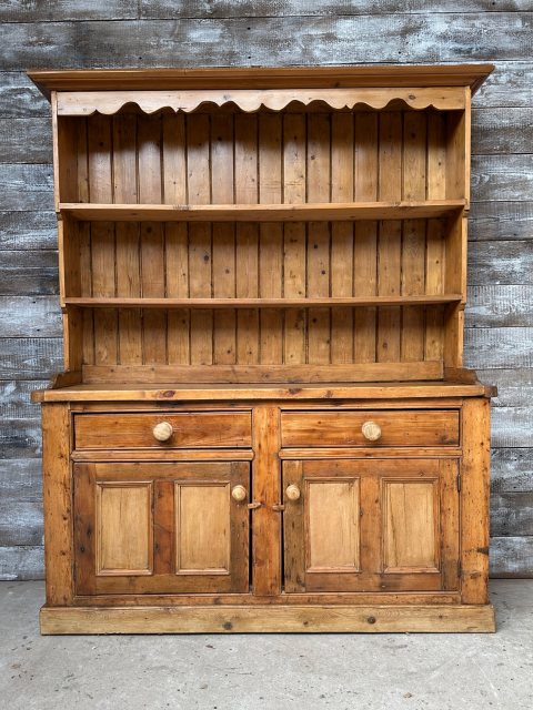 Lovely English Pine Farmhouse Dresser