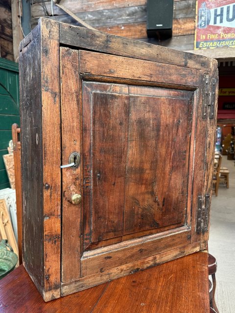 Antique 18th Century Georgian Oak Small Cupboard