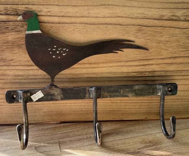 Metal Pheasant Coat Hook