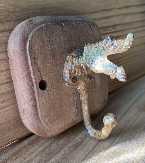 Decorative Wooden Chicken Coat Hook