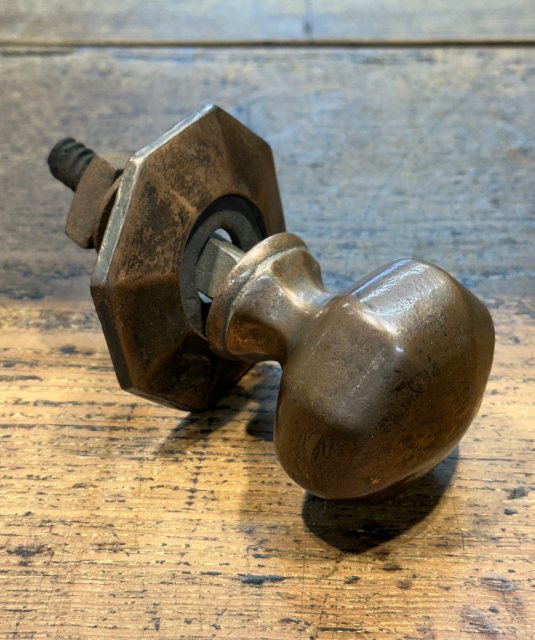 Reclaimed Georgian Bronze Door Centre Pull