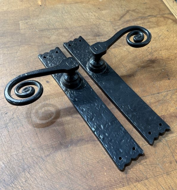 Monkey Tail Door Handle Pair