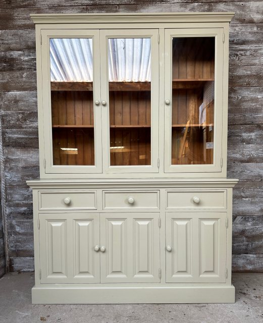 Contemporary Painted Solid Pine Glazed Dresser