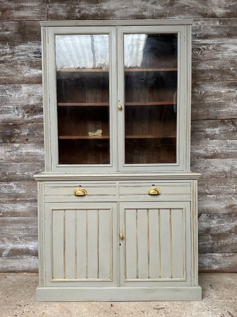 Vintage Painted Mahogany Glazed Dresser