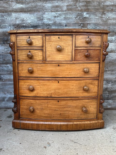 Unusual Large Antique Victorian Chest Of Drawers