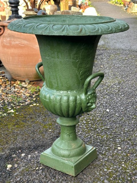 Painted Cast iron Georgian Style Urn
