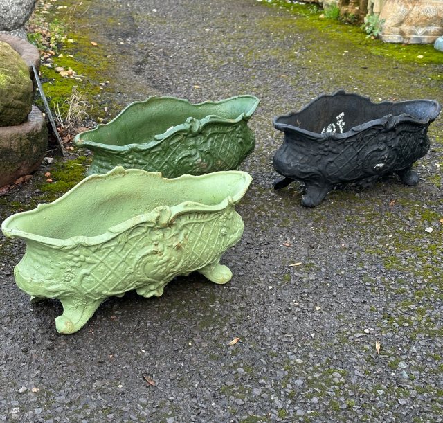 Lovely Cast Iron Decorative Window Sill Planter