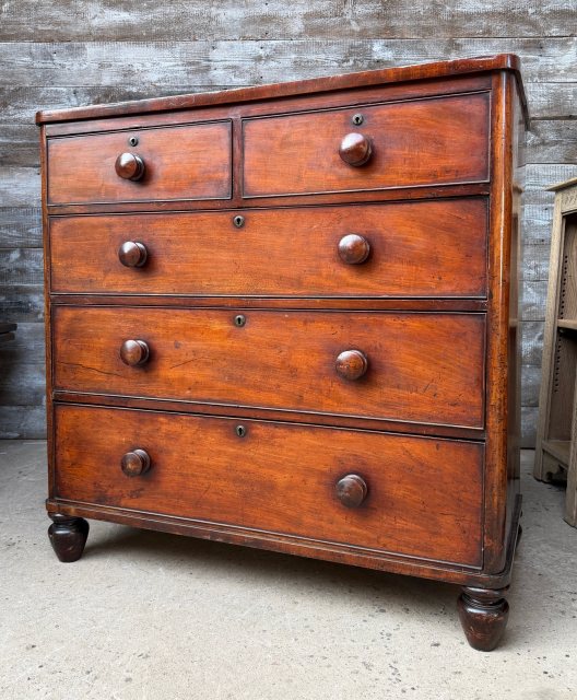 Wonderful Antique Mahogany Chest Of Drawers c1800
