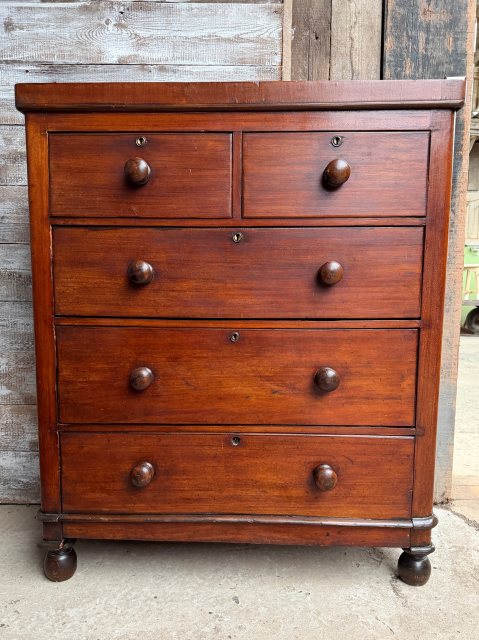 Antique Mahogany Chest Of Drawers