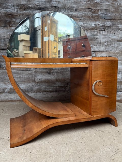 Fantastic Art Deco Marble Topped Dressing Table