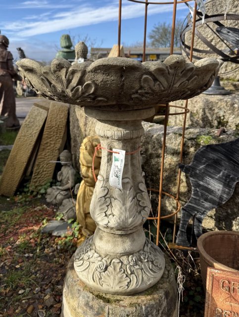 Acanthus Bird Bath