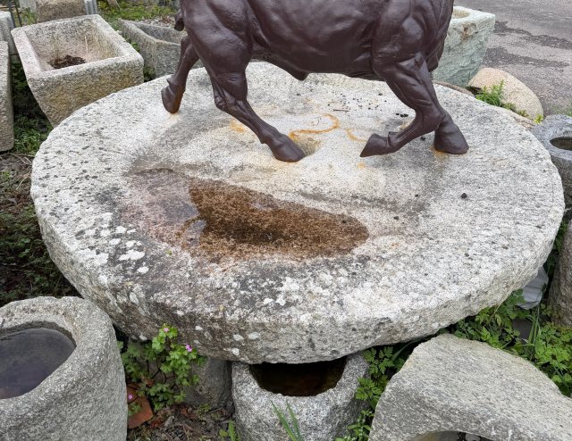 Reclaimed Large Granite Millstone 1800mm