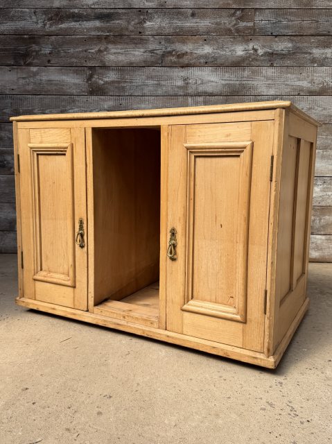 Antique Stripped Pine Cupboard