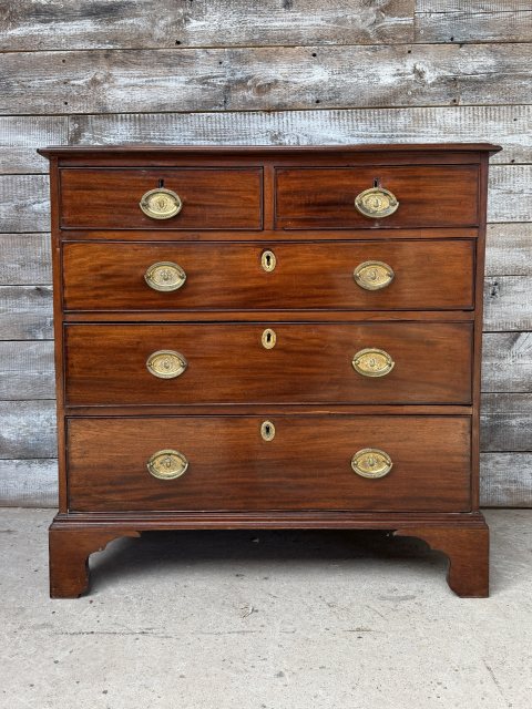 Well Proportioned Circa 1850 Mahogany Chest Of Drawers