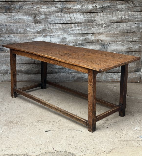 18th Century English Oak Refectory Dining Table