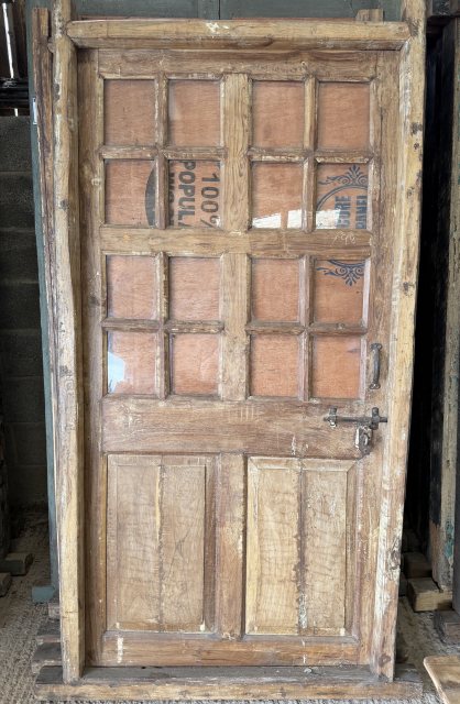 Glazed Teak Door
