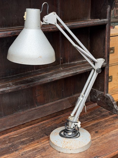 Vintage Industrial Adjustable Lamp Fully Working