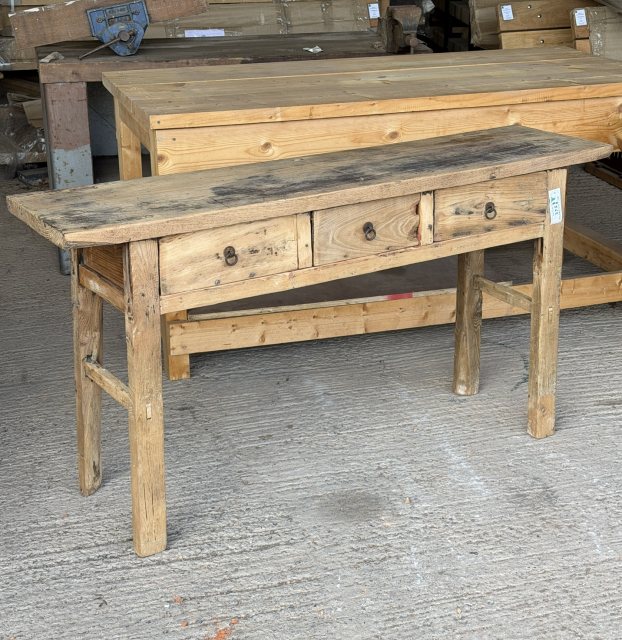 Rustic Handmade Elm Sideboard
