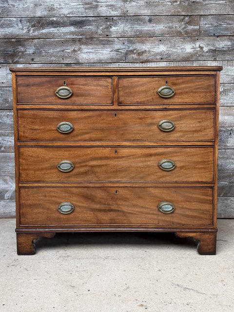 19thC Mahogany Chest Of Drawers