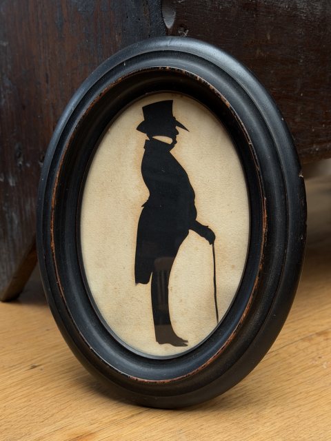 Antique c1850 Cut Silhouette Of A Gentleman