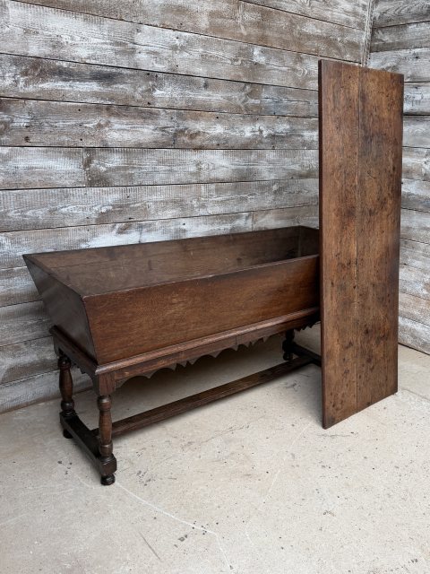 Antique 18thC English Oak Proving/Dough Trough