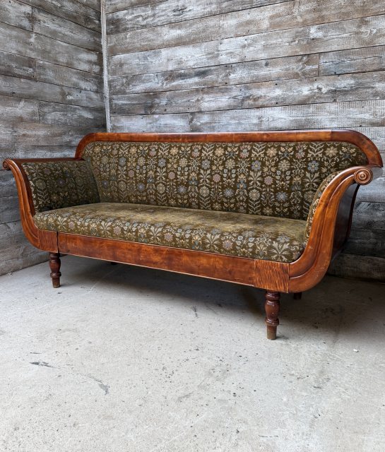 Antique Mid 19th Century Mahogany Sofa