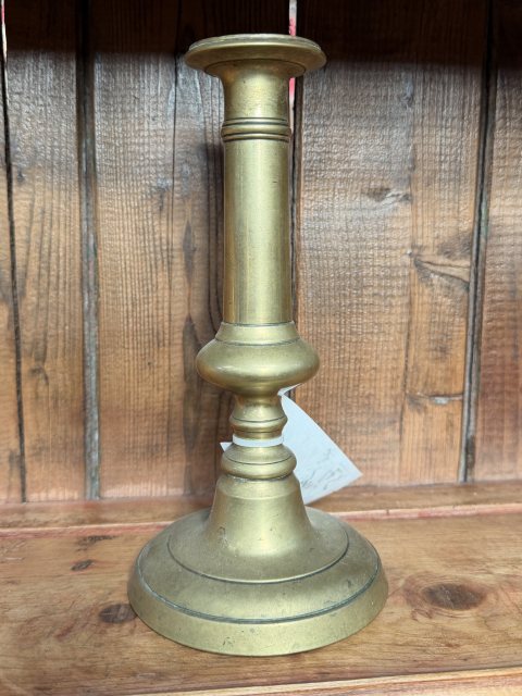 A Georgian Brass Candlestick