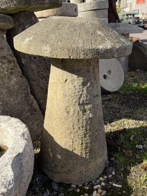 Reclaimed Carved Stone Staddle Stone