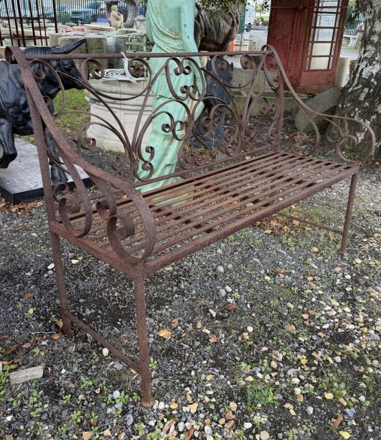 Ironwork Garden Bench