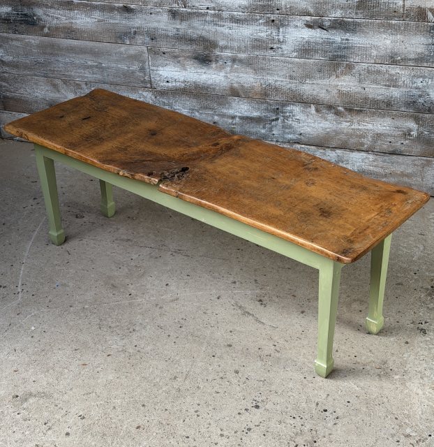 A Vintage Rustic Elm Low Table