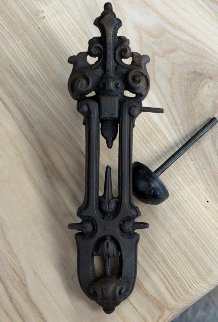 Antique Gothic Iron Door Knocker