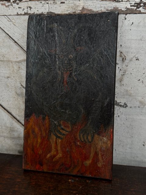 A 16thC Painting Of The Devil