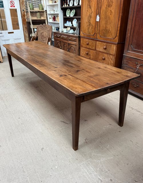 A Large 19thC French Country House Dining Table
