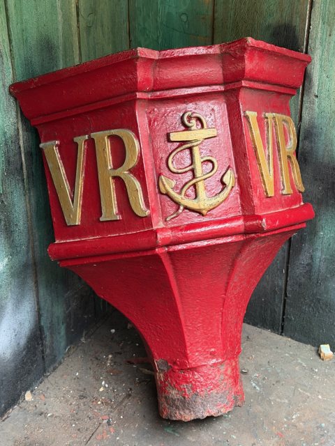 A Rare Victorian Naval Cast Iron Hopper
