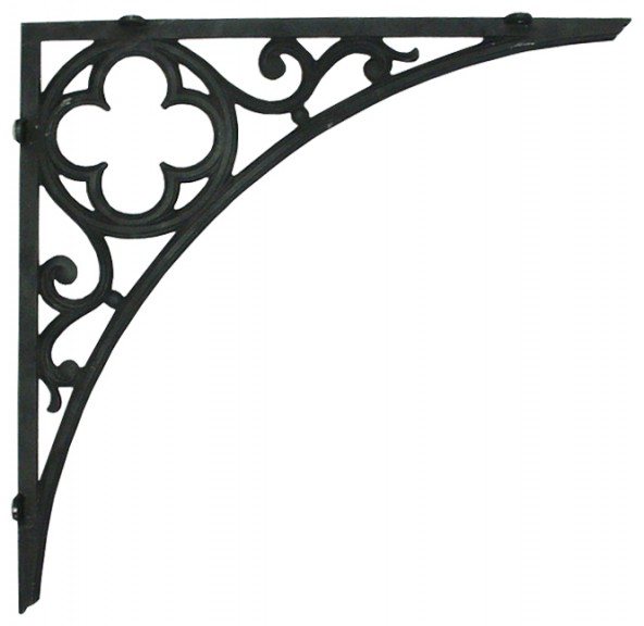 Wells Reclamation Shelf Brackets (Quatrefoil)