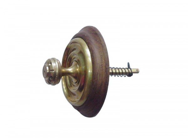 Wells Reclamation Brass Bell Pull (Plain)