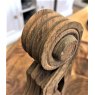 Wells Reclamation Wooden Corbel (Teak Narrow Scroll)