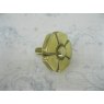 Wells Reclamation Brass Curtain Pole Bracket