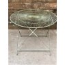 Wells Reclamation Large Round Folding Wire Tables