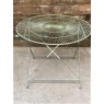 Wells Reclamation Large Round Folding Wire Tables