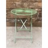 Wells Reclamation Small Round Folding Wire Tables