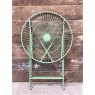 Wells Reclamation Small Round Folding Wire Tables