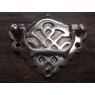 Wells Reclamation Brass Plate Handle (Pierced Lattice)