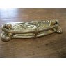 Wells Reclamation Brass Plate Handle (Lattice)