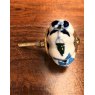 Wells Reclamation Ceramic Pumpkin Knobs (Blue & Green)