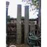 Pair of Carved Stone Liverpool Columns