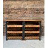 Wells Reclamation Double Fruit Crate Shelving Unit